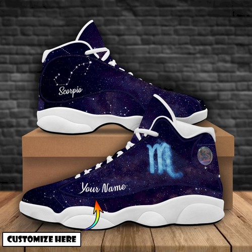JWFancy Scorpio Zodiac AJ13 Sneakers Shoes For Men And Women