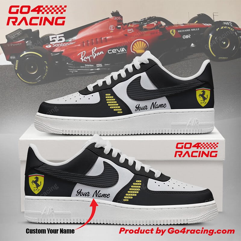 JWFancy Scuderia Ferrari Air Low-Top Sneakers Shoes For Men And Women