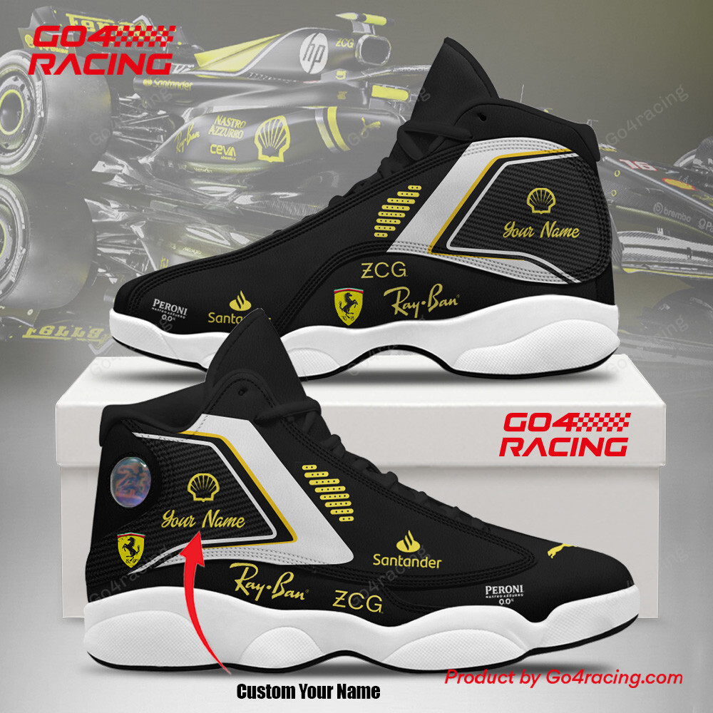 JWFancy Scuderia Ferrari AJ13 Sneakers Shoes For Men And Women