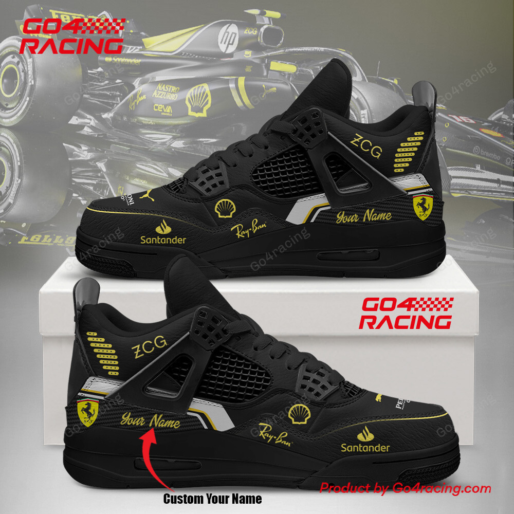 JWFancy Scuderia Ferrari AJ14 Sneakers Shoes For Men And Women