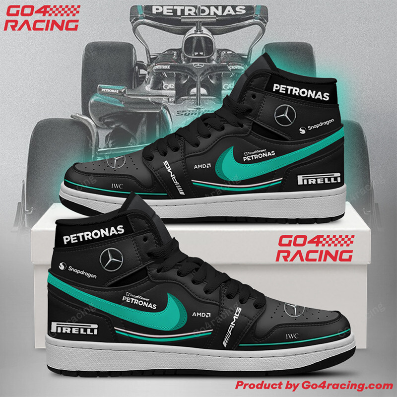 JWFancy Scuderia Ferrari Formula AJ1 High Sneakers Shoes For Men And Women