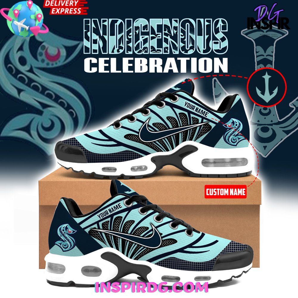 JWFancy Seattle Kraken Indigenous Peoples Night TN Shoes Sneakers For Men And Women