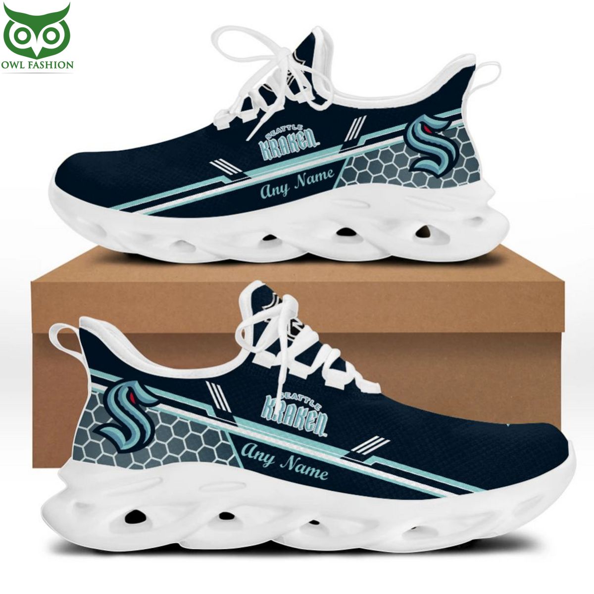 JWFancy Seattle Kraken Max Soul Shoes Sneakers For Men And Women