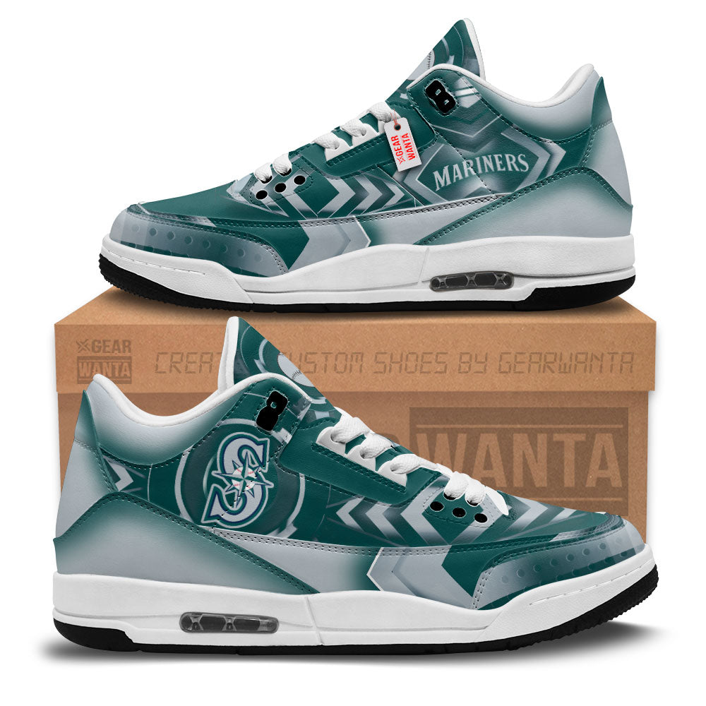 JWFancy Seattle Mariners AJ3 Sneakers Shoes For Men And Women