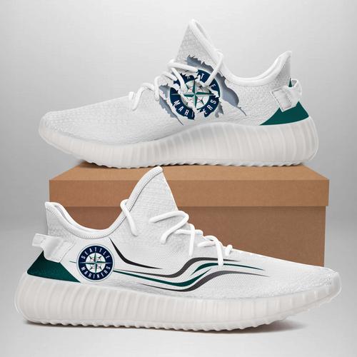 JWFancy Seattle Mariners Yeezy Boost Shoes For Men And Women