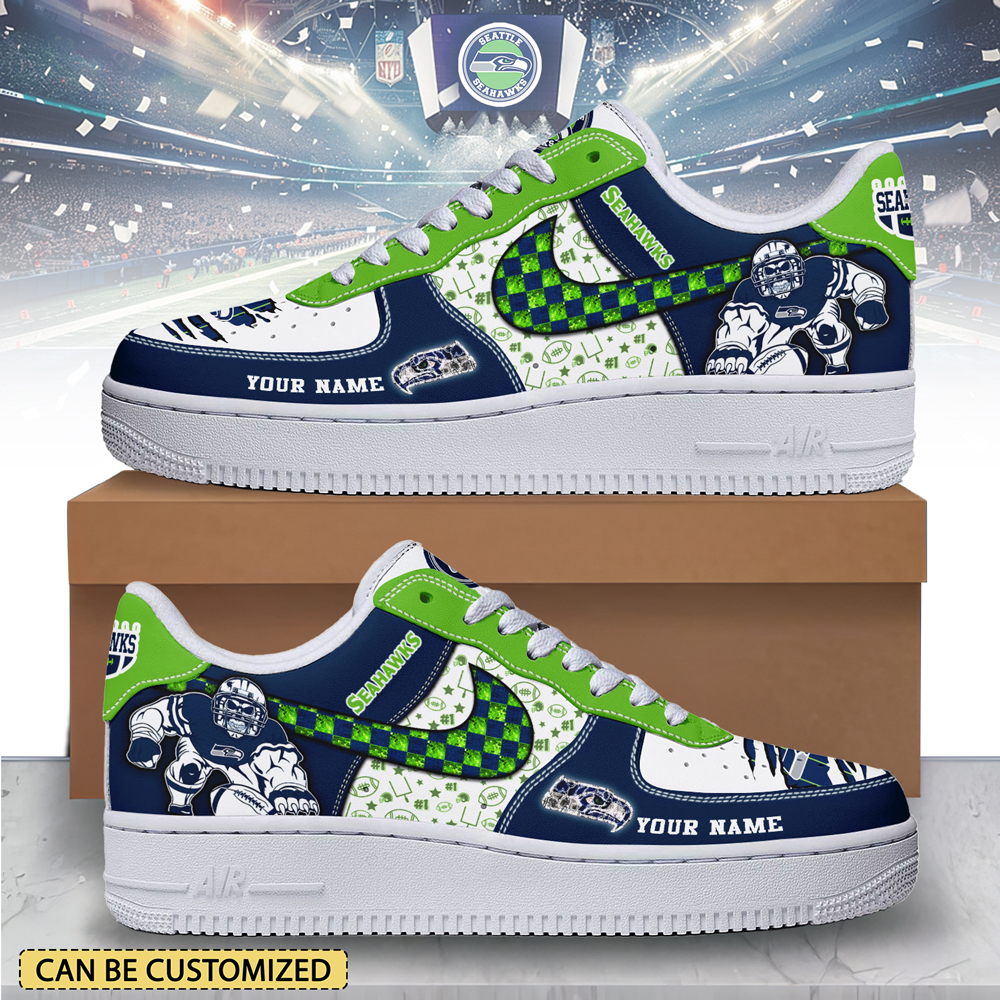 JWFancy Seattle Seahawks Air Low-Top Sneakers Shoes For Men And Women