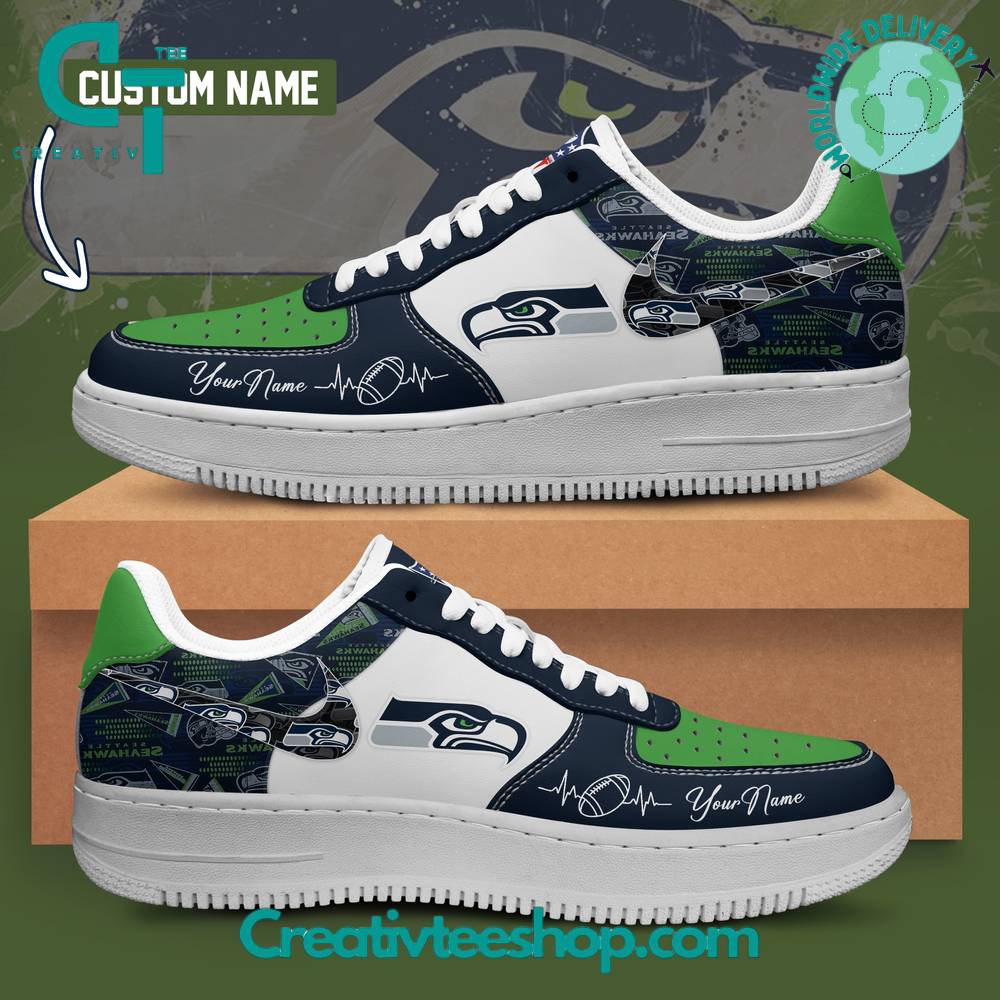 JWFancy Seattle Seahawks Air Low-Top Sneakers Shoes For Men And Women