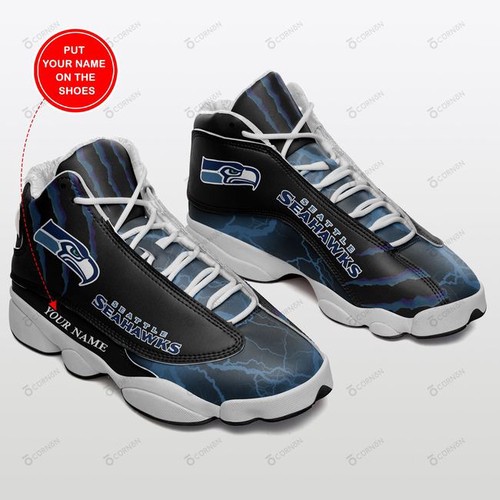 JWFancy Seattle Seahawks AJ13 Sneakers Shoes For Men And Women