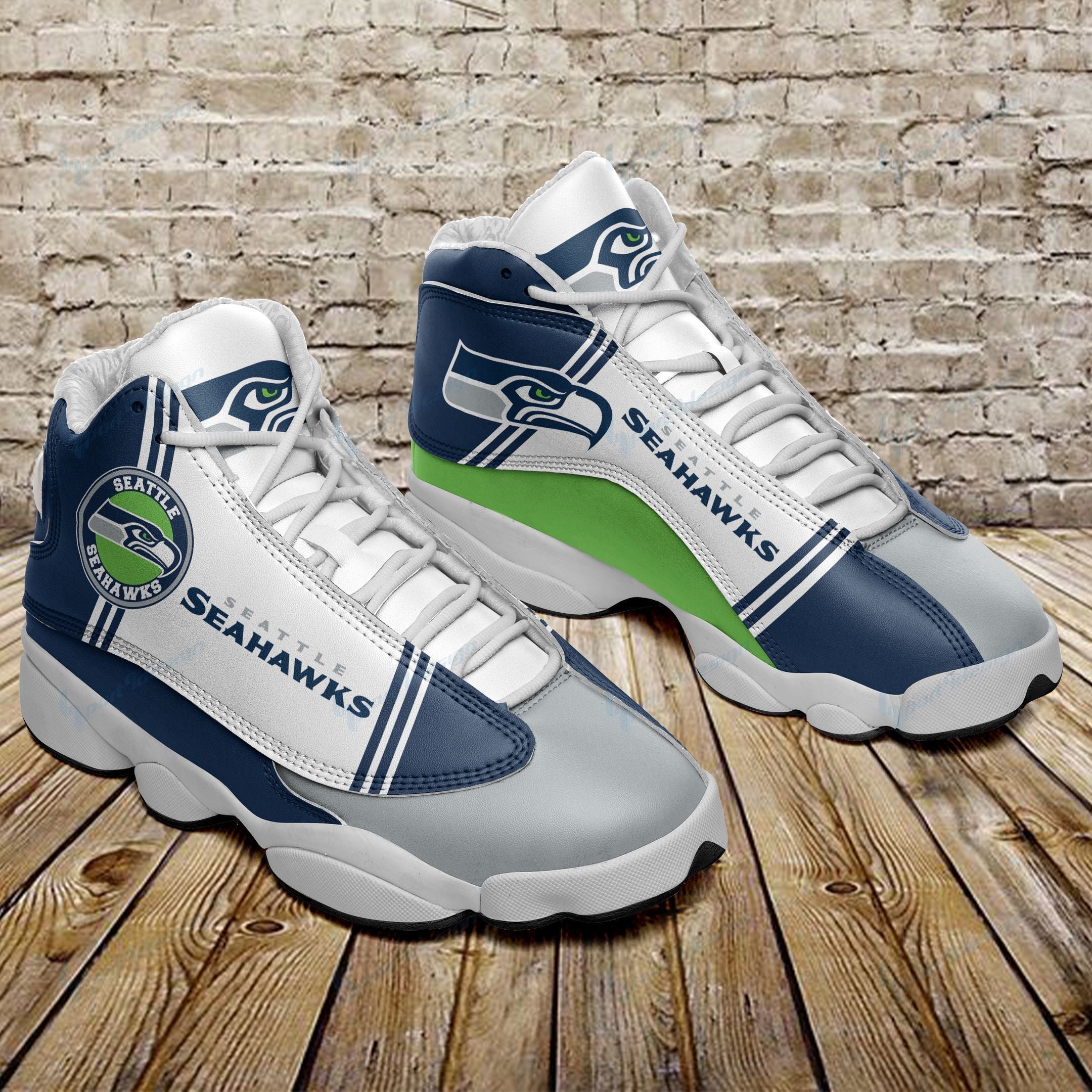 JWFancy Seattle Seahawks AJ13 Sneakers Shoes For Men And Women