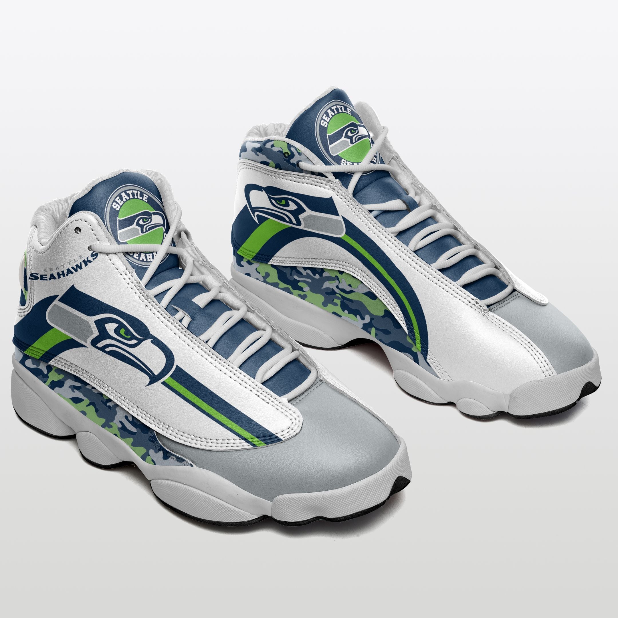 JWFancy Seattle Seahawks AJ13 Sneakers Shoes For Men And Women