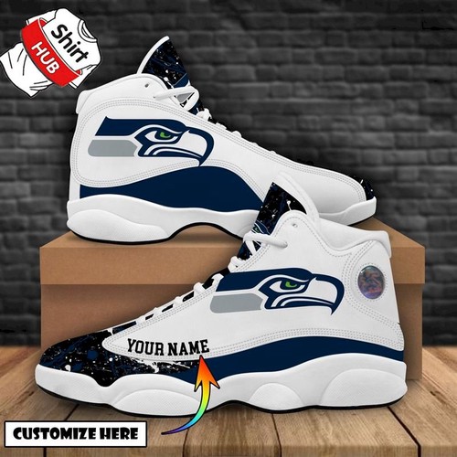 JWFancy Seattle Seahawks AJ13 Sneakers Shoes For Men And Women
