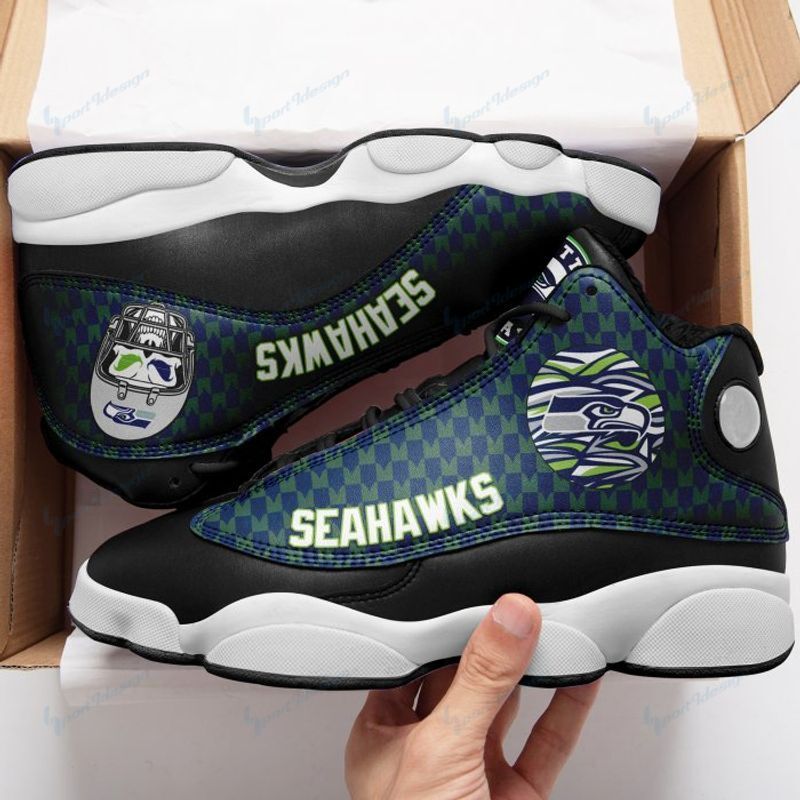 JWFancy Seattle Seahawks AJ13 Sneakers Shoes For Men And Women