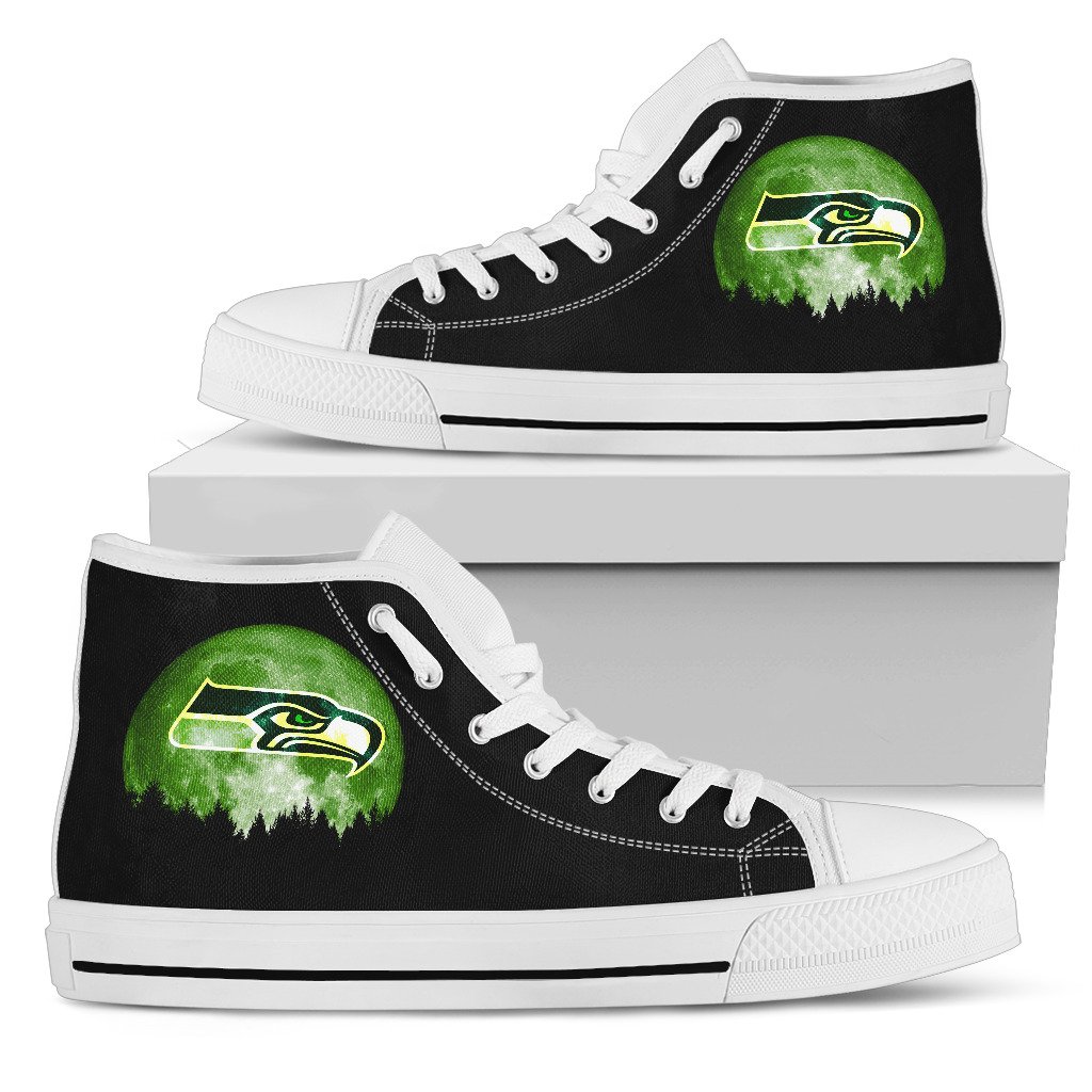 JWFancy Seattle Seahawks High Top Canvas Sneakers Shoes For Men And Women