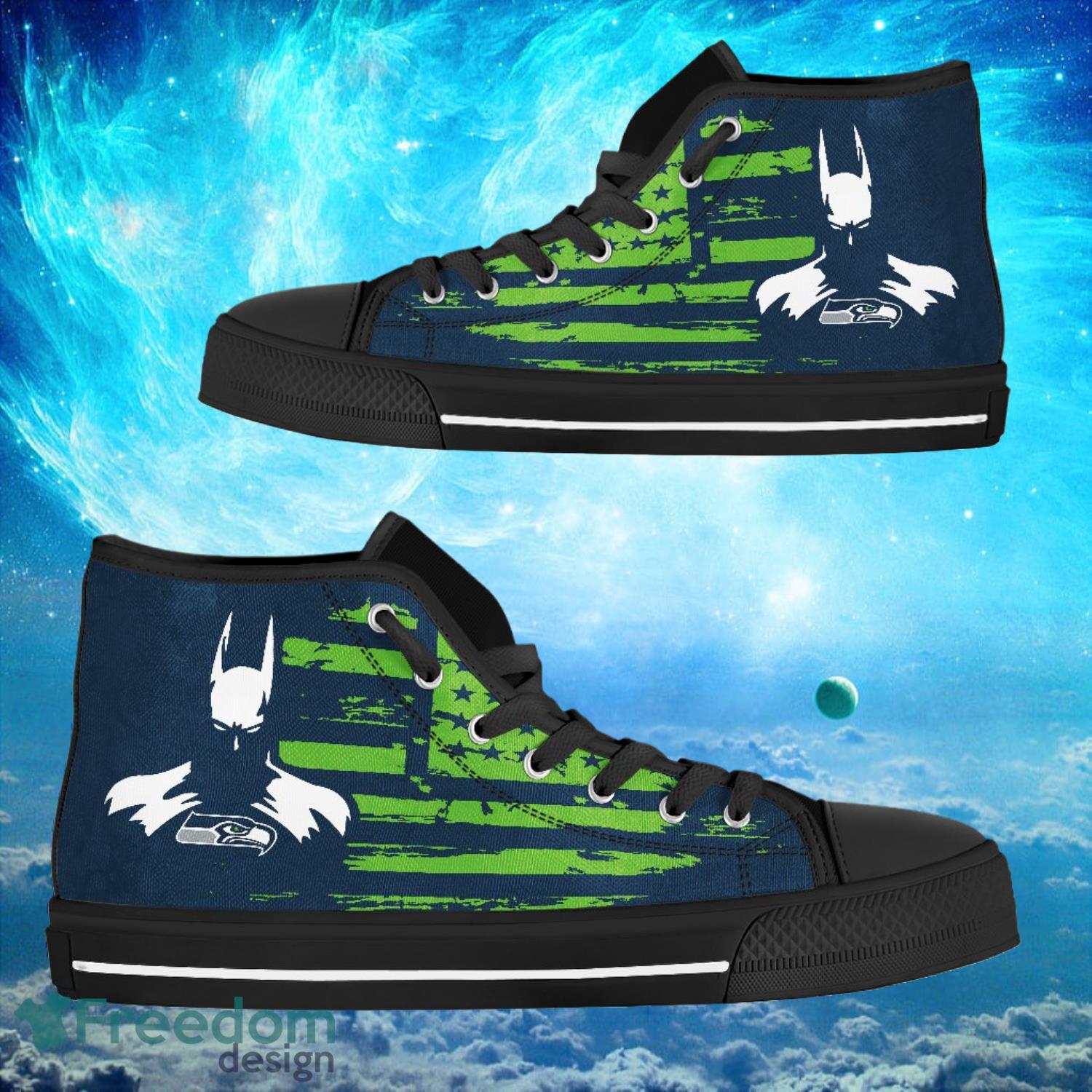 JWFancy Seattle Seahawks High Top Canvas Sneakers Shoes For Men And Women