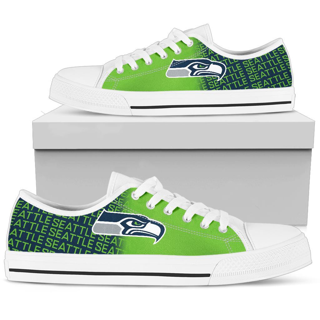 JWFancy Seattle Seahawks Low Top Canvas Sneakers Shoes For Men And Women