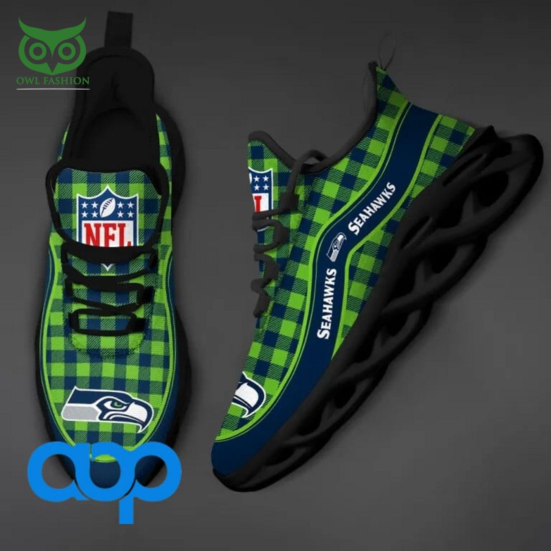 JWFancy Seattle Seahawks Max Soul Shoes Sneakers For Men And Women