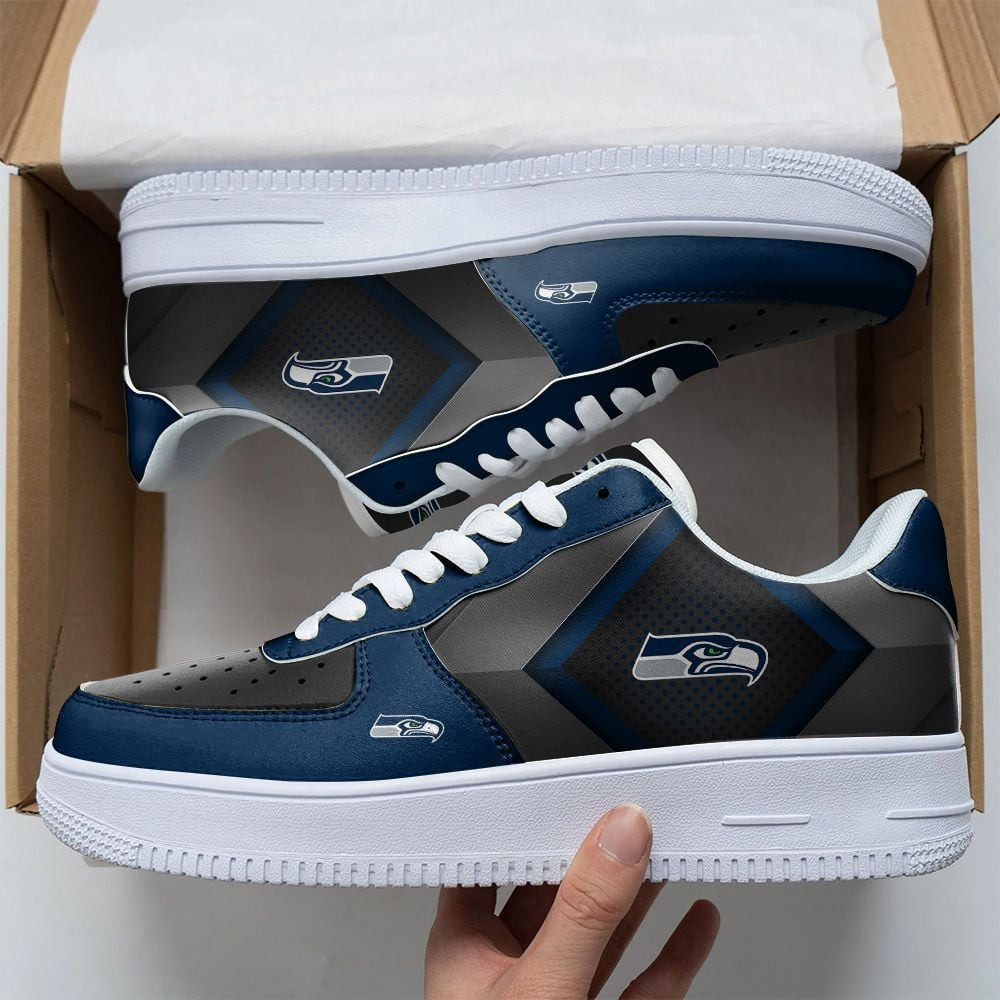 JWFancy Seattle Seahawks NFL Air Low-Top Sneakers Shoes For Men And Women