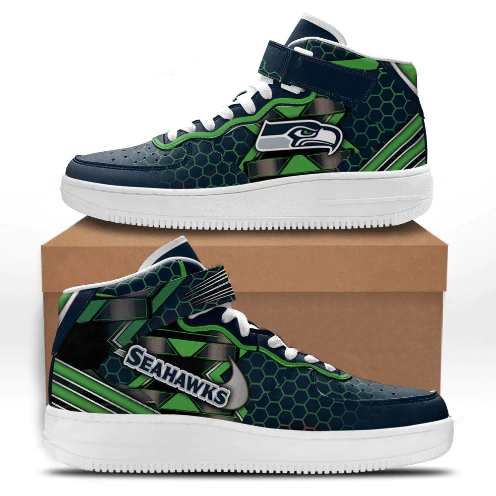JWFancy Seattle Seahawks NFL Air Low-Top Sneakers Shoes For Men And Women