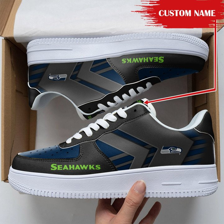 JWFancy Seattle Seahawks NFL Air Low-Top Sneakers Shoes For Men And Women