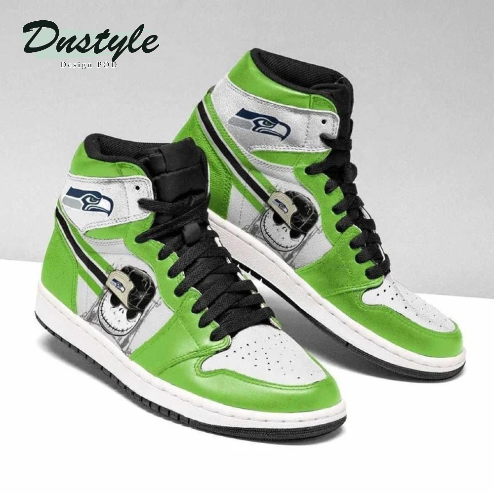 JWFancy Seattle Seahawks NFL AJ1 High Sneakers Shoes For Men And Women