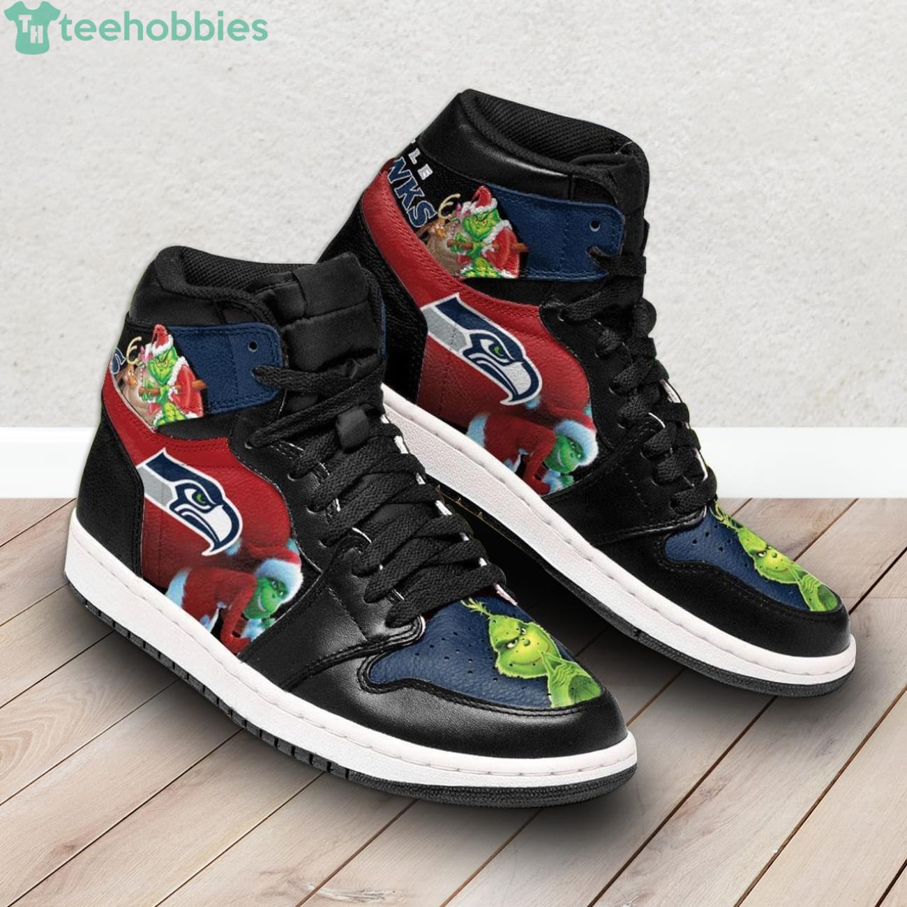 JWFancy Seattle Seahawks NFL AJ1 High Sneakers Shoes For Men And Women