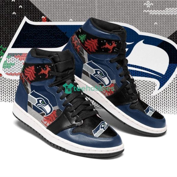 JWFancy Seattle Seahawks NFL AJ1 High Sneakers Shoes For Men And Women