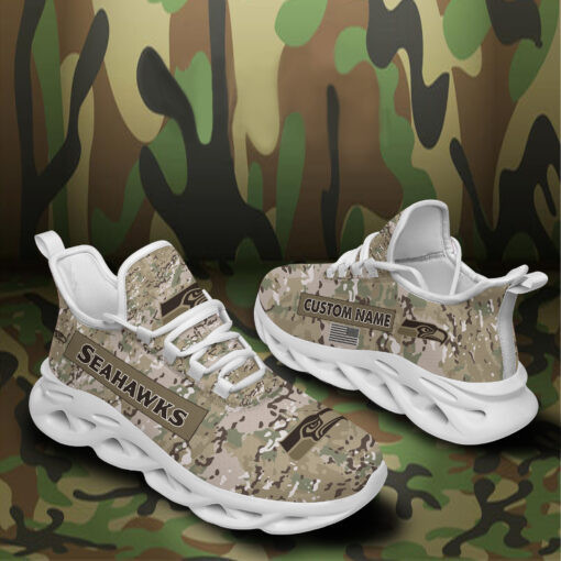 JWFancy Seattle Seahawks NFL Max Soul Shoes Sneakers For Men And Women