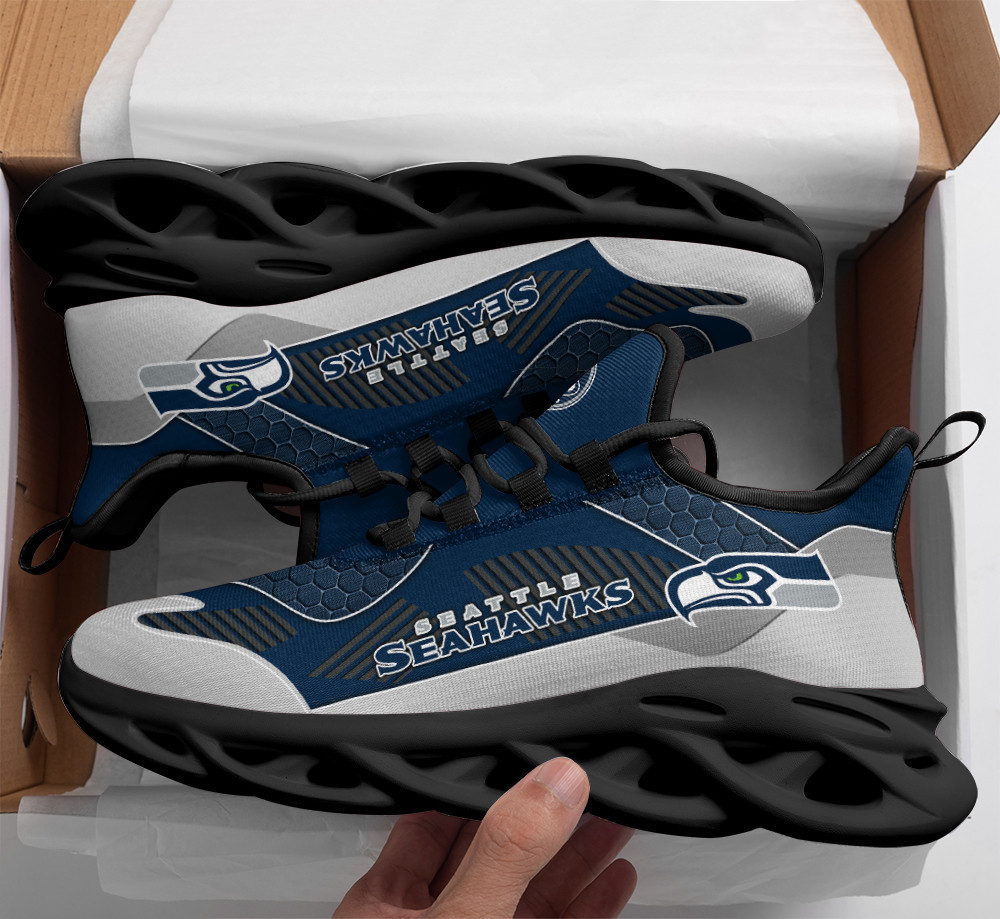 JWFancy Seattle Seahawks NFL Max Soul Shoes Sneakers For Men And Women