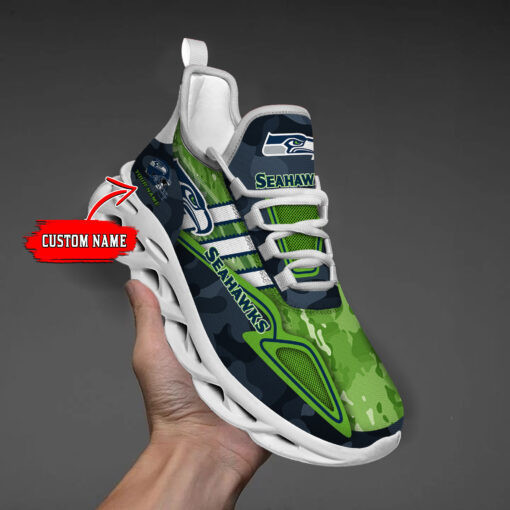 JWFancy Seattle Seahawks NFL Max Soul Shoes Sneakers For Men And Women