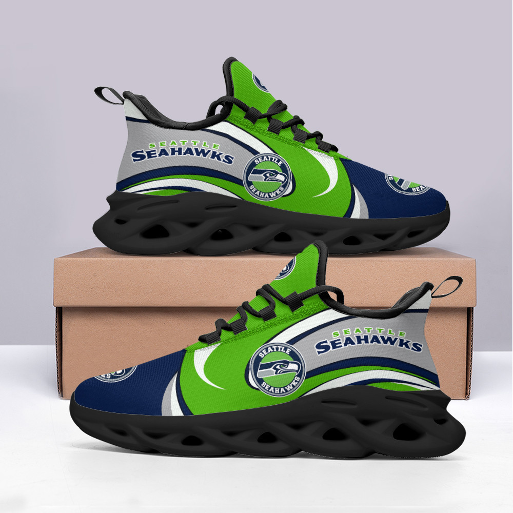 JWFancy Seattle Seahawks NFL Max Soul Shoes Sneakers For Men And Women