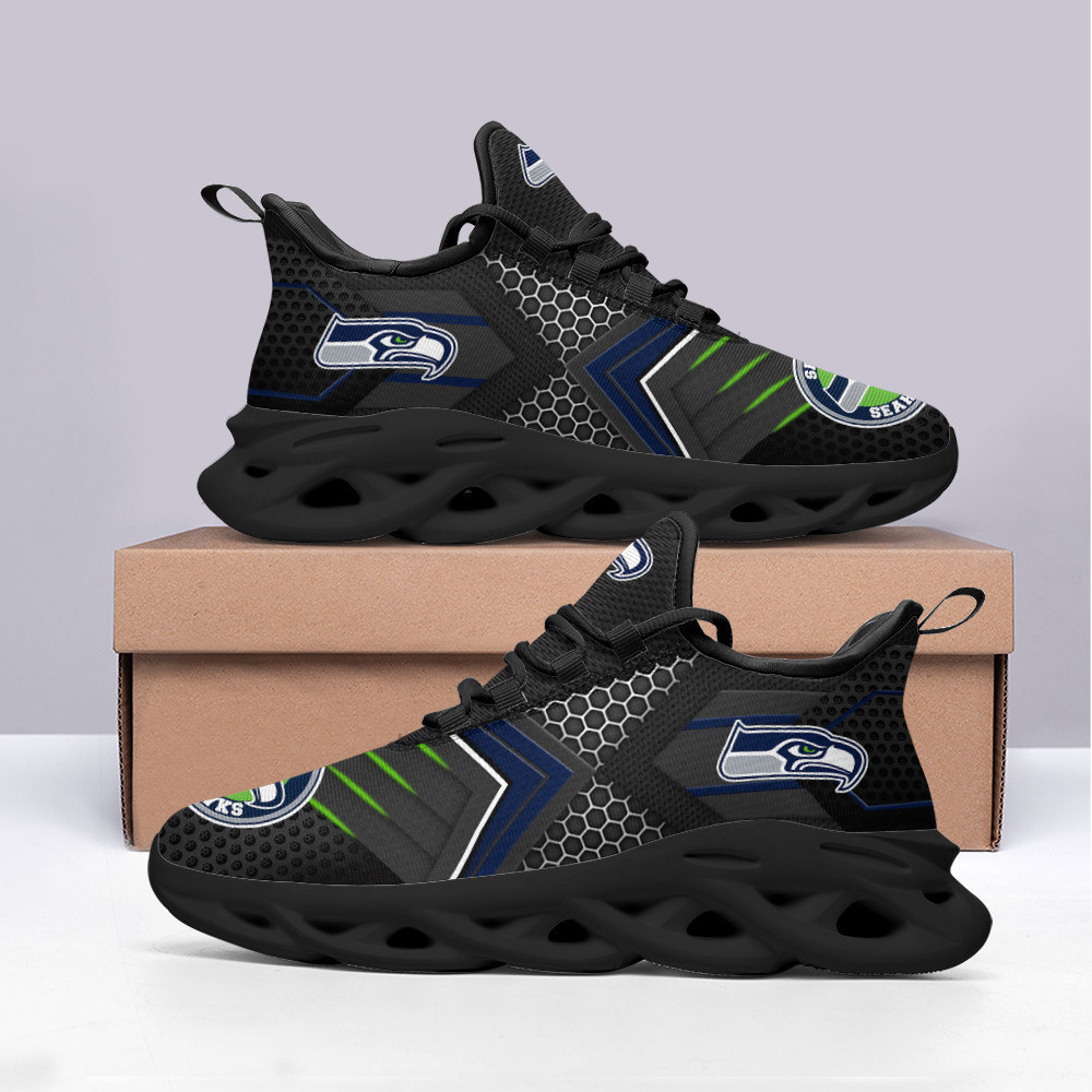 JWFancy Seattle Seahawks NFL Max Soul Shoes Sneakers For Men And Women