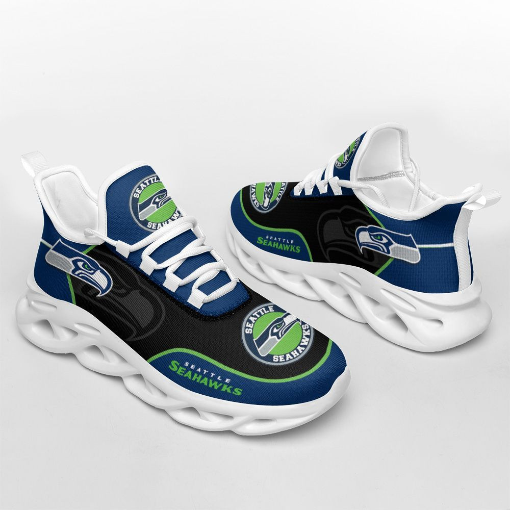 JWFancy Seattle Seahawks NFL Max Soul Shoes Sneakers For Men And Women