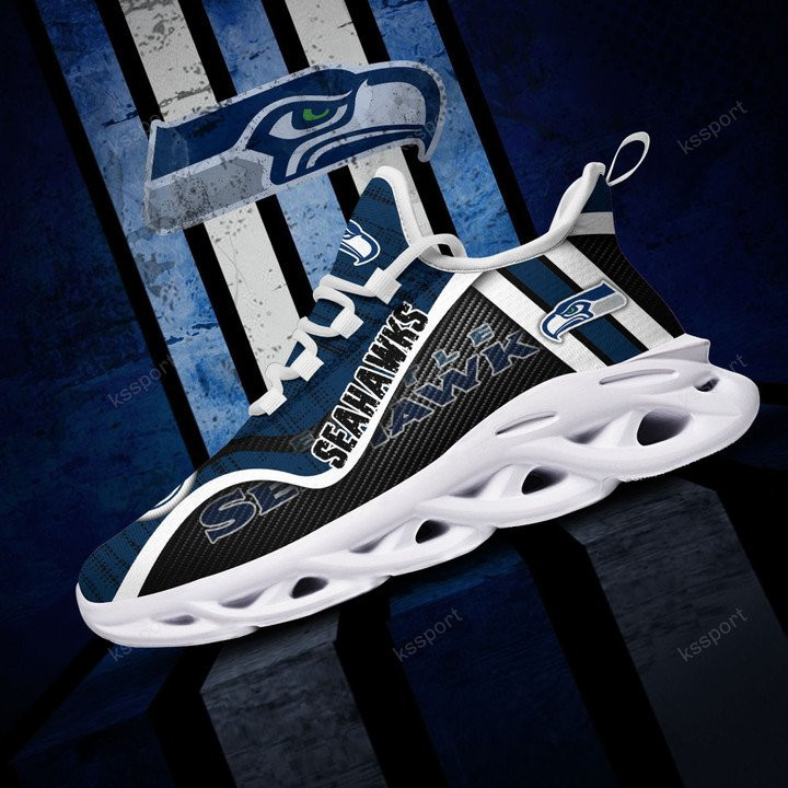 JWFancy Seattle Seahawks NFL Max Soul Shoes Sneakers For Men And Women