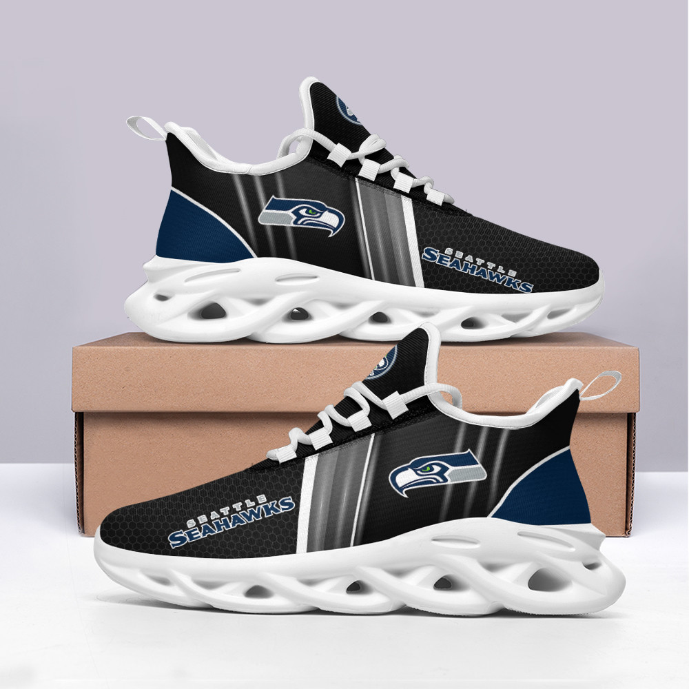 JWFancy Seattle Seahawks NFL Max Soul Shoes Sneakers For Men And Women