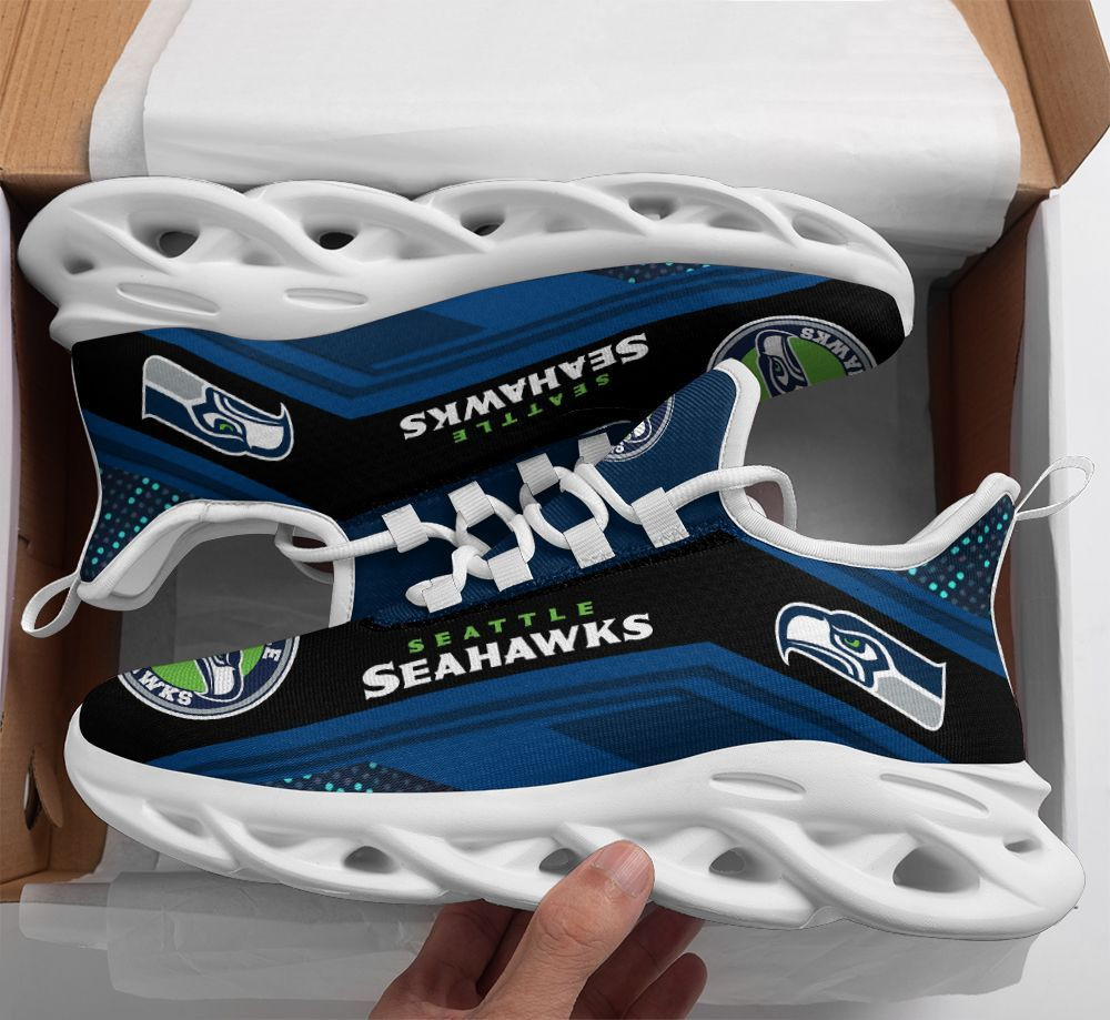 JWFancy Seattle Seahawks NFL Max Soul Shoes Sneakers For Men And Women