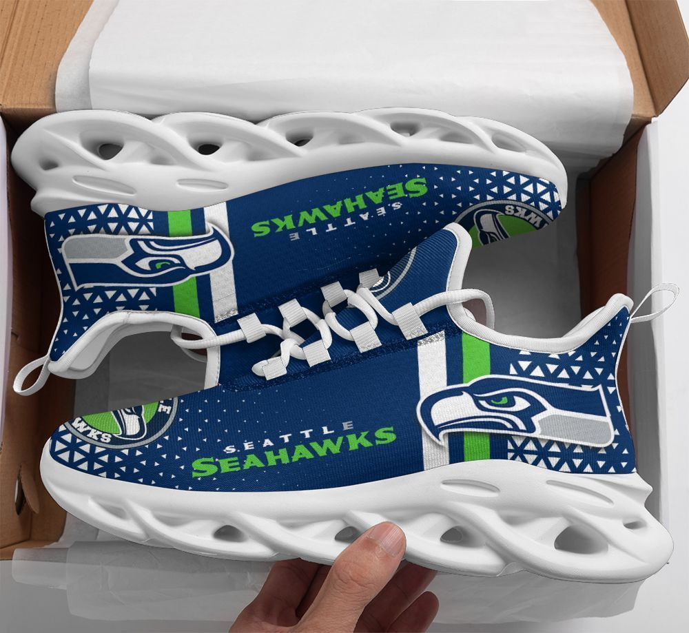 JWFancy Seattle Seahawks NFL Max Soul Shoes Sneakers For Men And Women