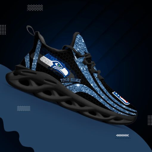 JWFancy Seattle Seahawks NFL Max Soul Shoes Sneakers For Men And Women