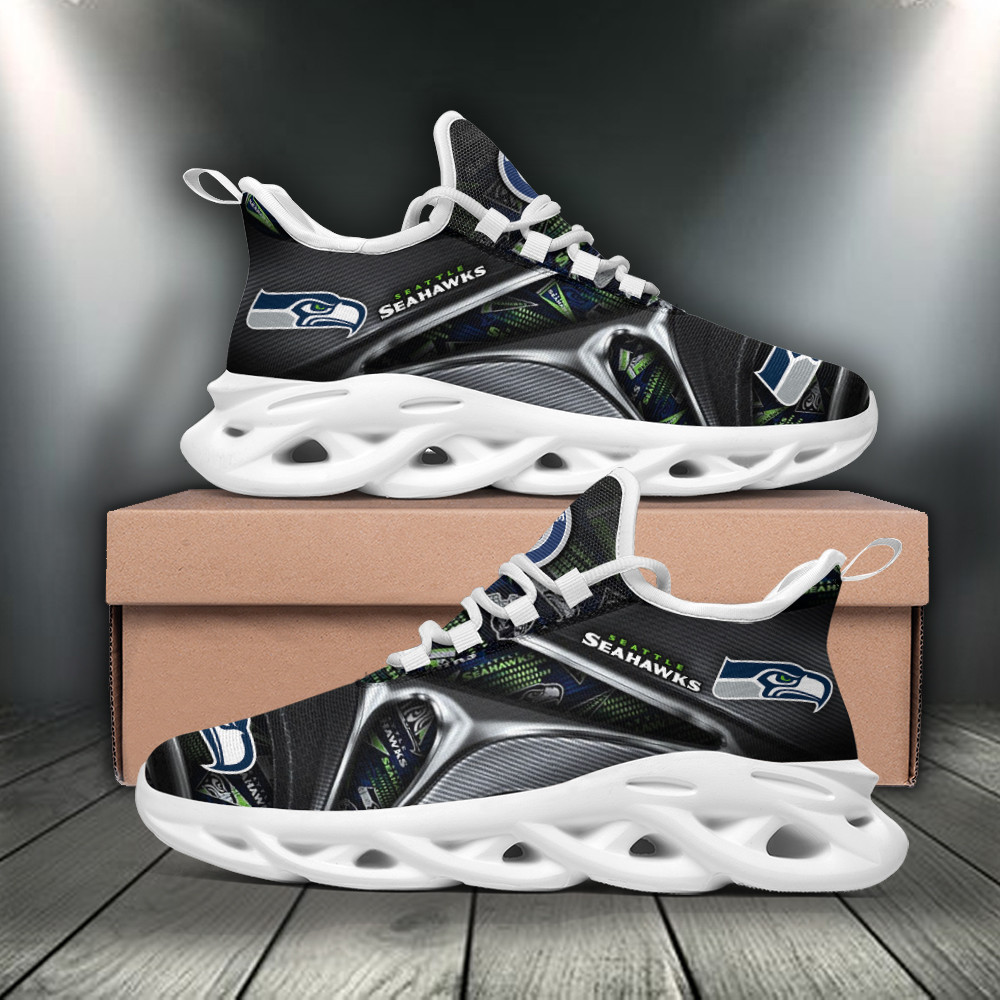 JWFancy Seattle Seahawks NFL Max Soul Shoes Sneakers For Men And Women