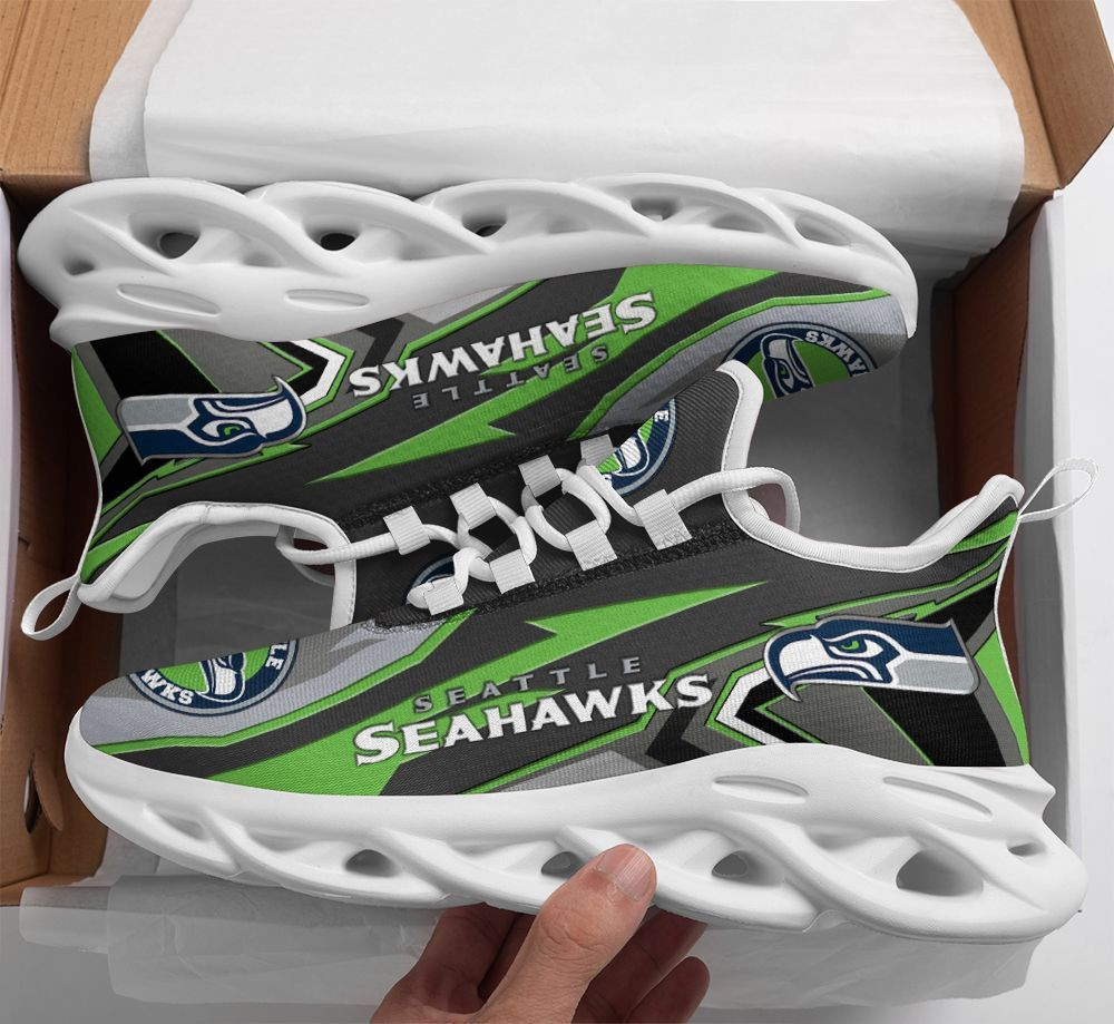 JWFancy Seattle Seahawks NFL Max Soul Shoes Sneakers For Men And Women