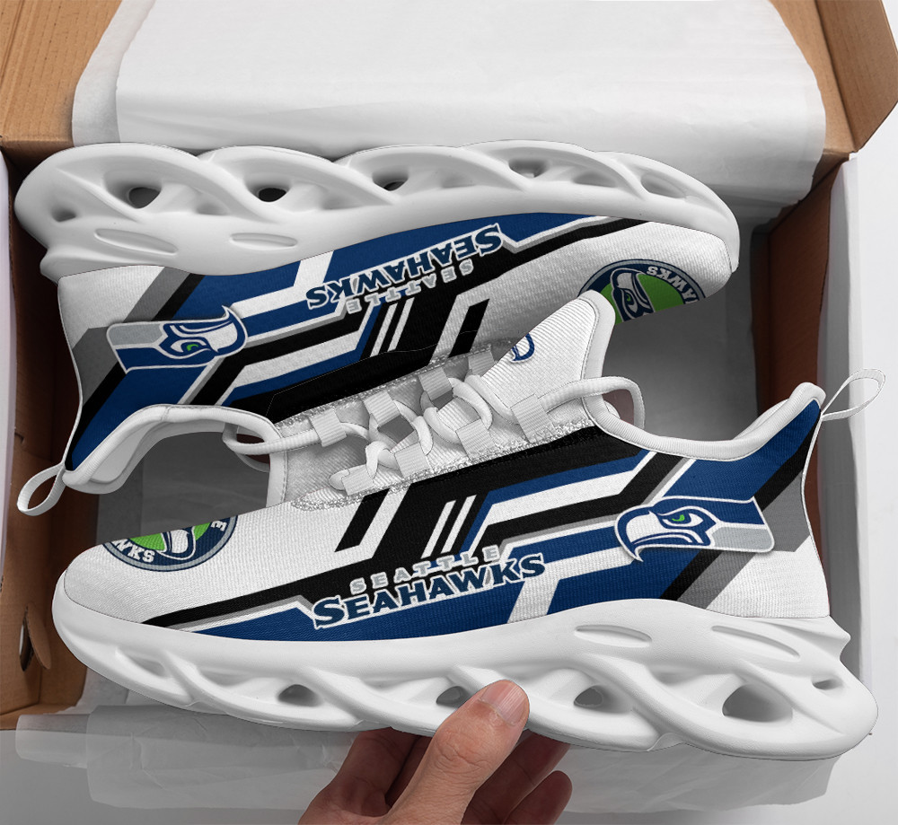 JWFancy Seattle Seahawks NFL Max Soul Shoes Sneakers For Men And Women
