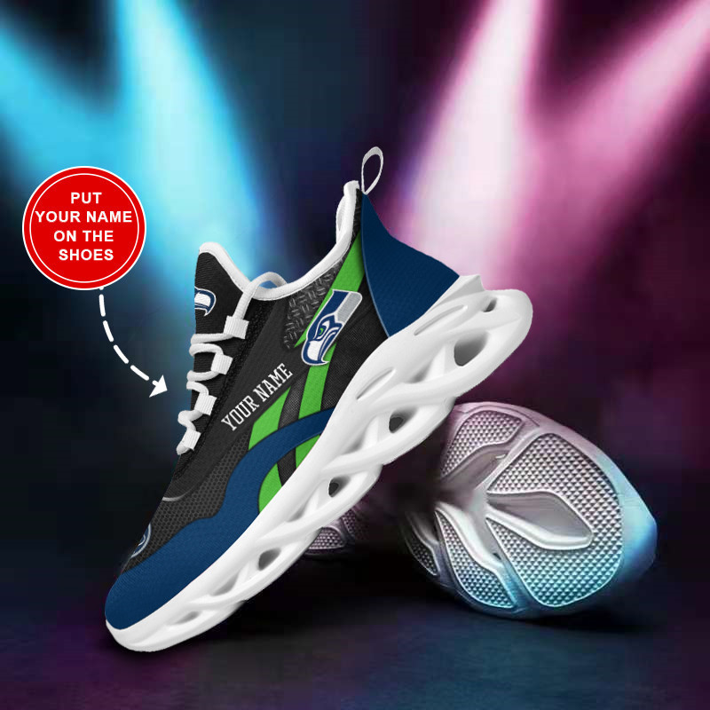 JWFancy Seattle Seahawks NFL Max Soul Shoes Sneakers For Men And Women