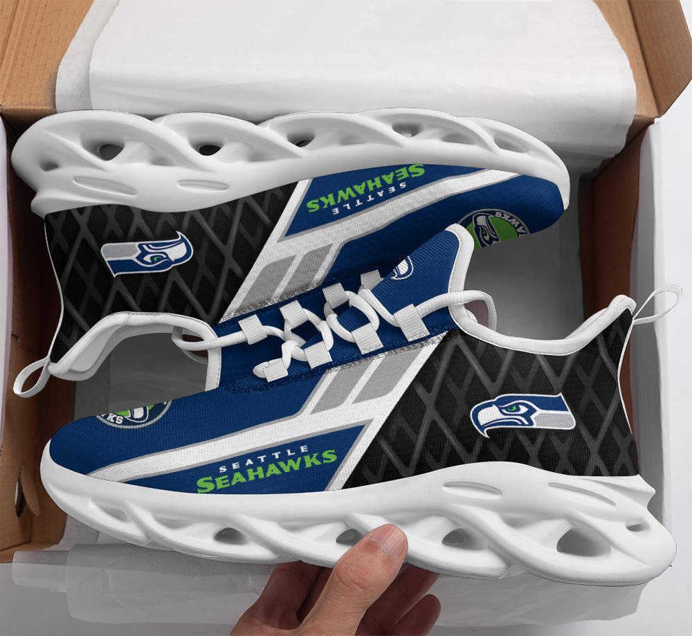 JWFancy Seattle Seahawks NFL Max Soul Shoes Sneakers For Men And Women