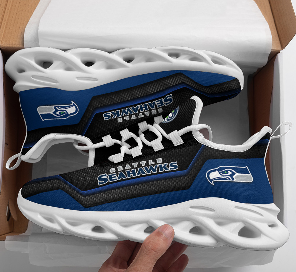 JWFancy Seattle Seahawks NFL Max Soul Shoes Sneakers For Men And Women