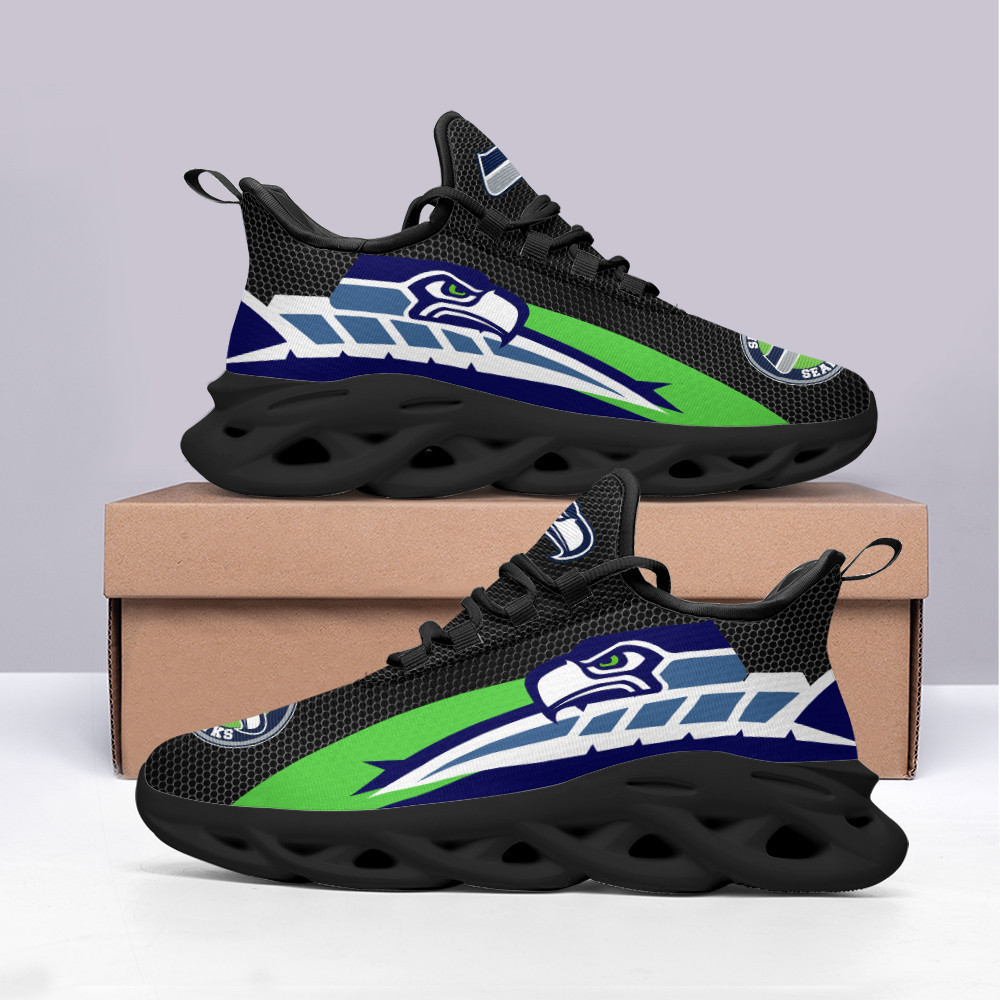 JWFancy Seattle Seahawks NFL Max Soul Shoes Sneakers For Men And Women
