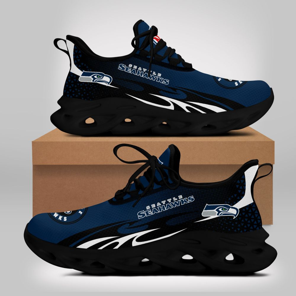 JWFancy Seattle Seahawks NFL Max Soul Shoes Sneakers For Men And Women