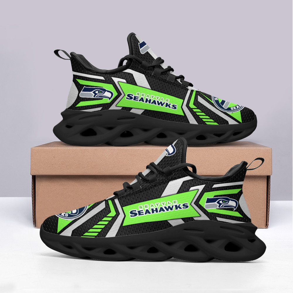JWFancy Seattle Seahawks NFL Max Soul Shoes Sneakers For Men And Women