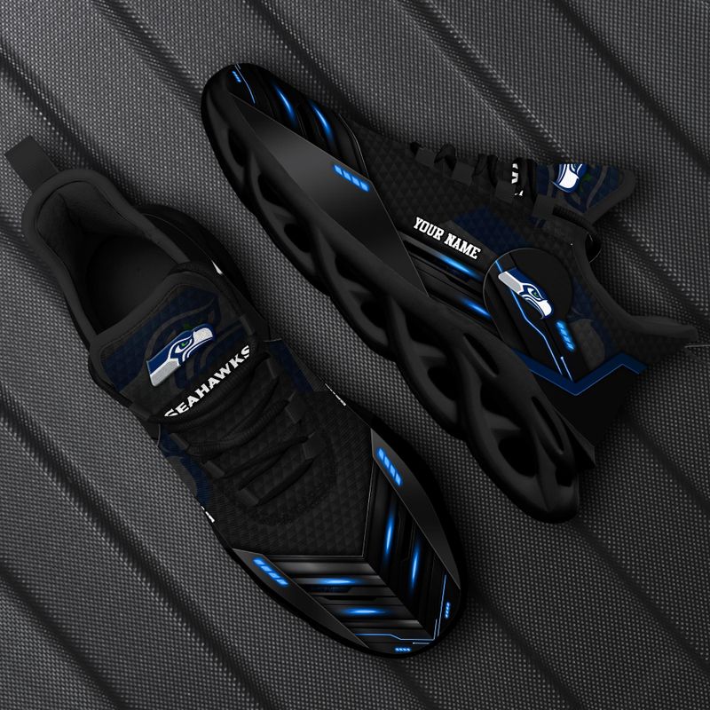 JWFancy Seattle Seahawks NFL Max Soul Shoes Sneakers For Men And Women