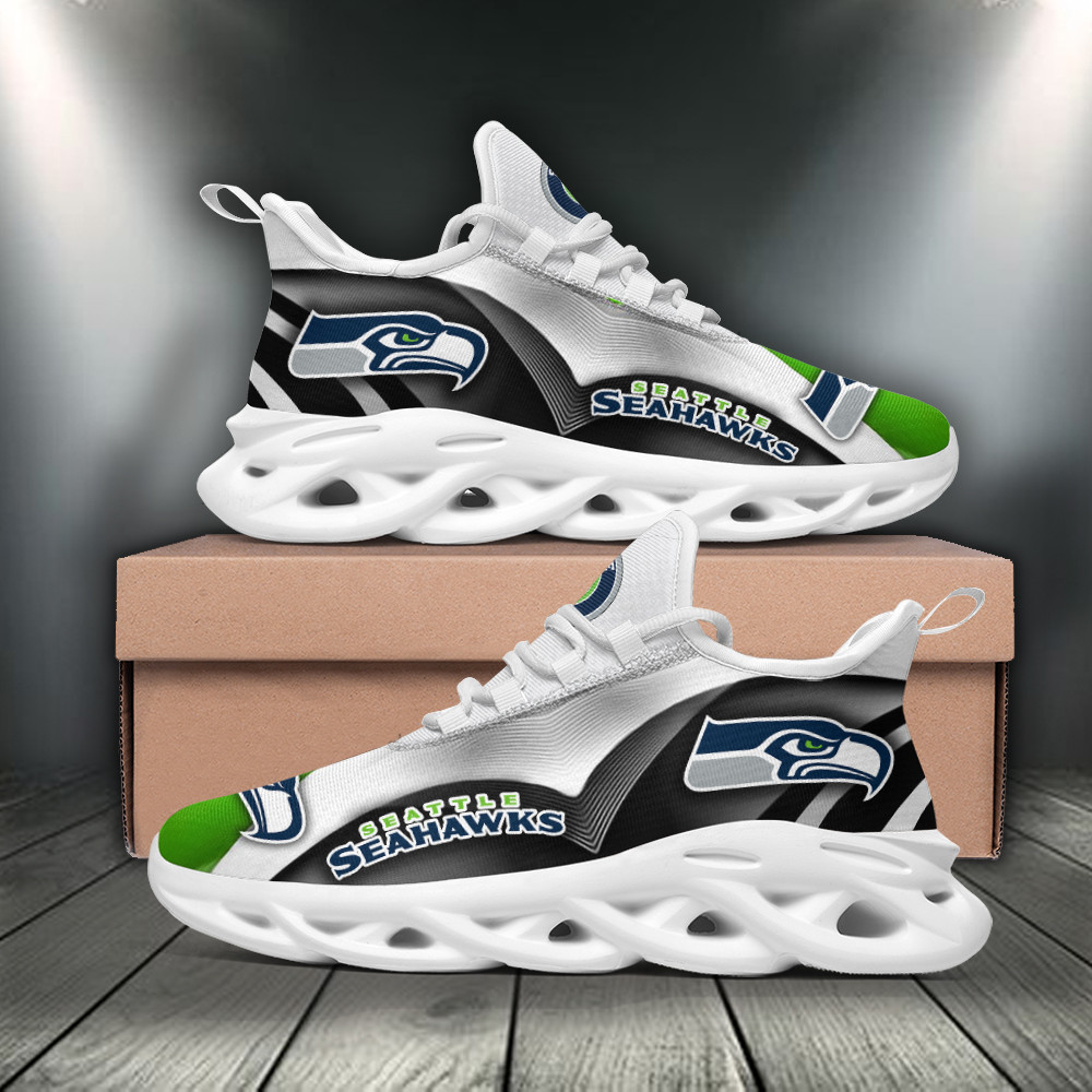 JWFancy Seattle Seahawks NFL Max Soul Shoes Sneakers For Men And Women