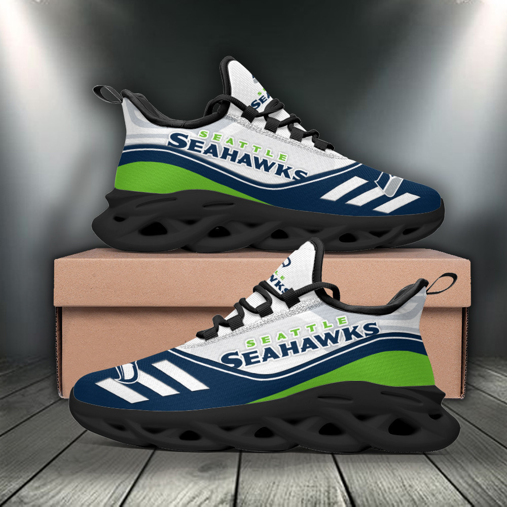 JWFancy Seattle Seahawks NFL Max Soul Shoes Sneakers For Men And Women