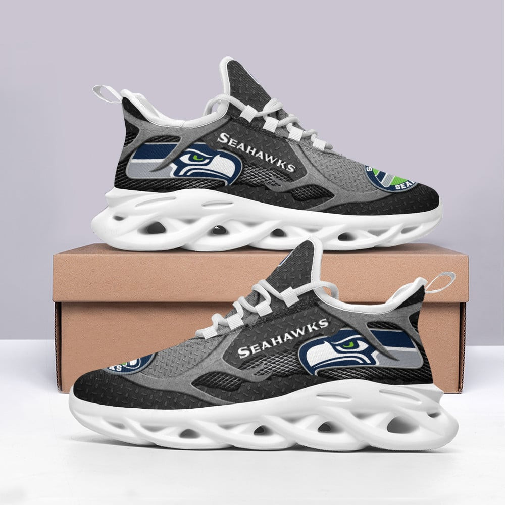 JWFancy Seattle Seahawks NFL Max Soul Shoes Sneakers For Men And Women